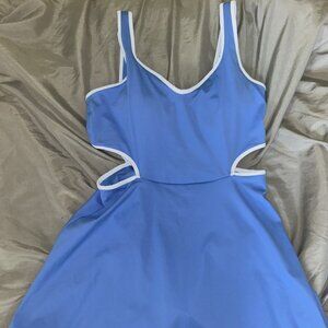 Old Navy Active Blue and White Tennis Dress